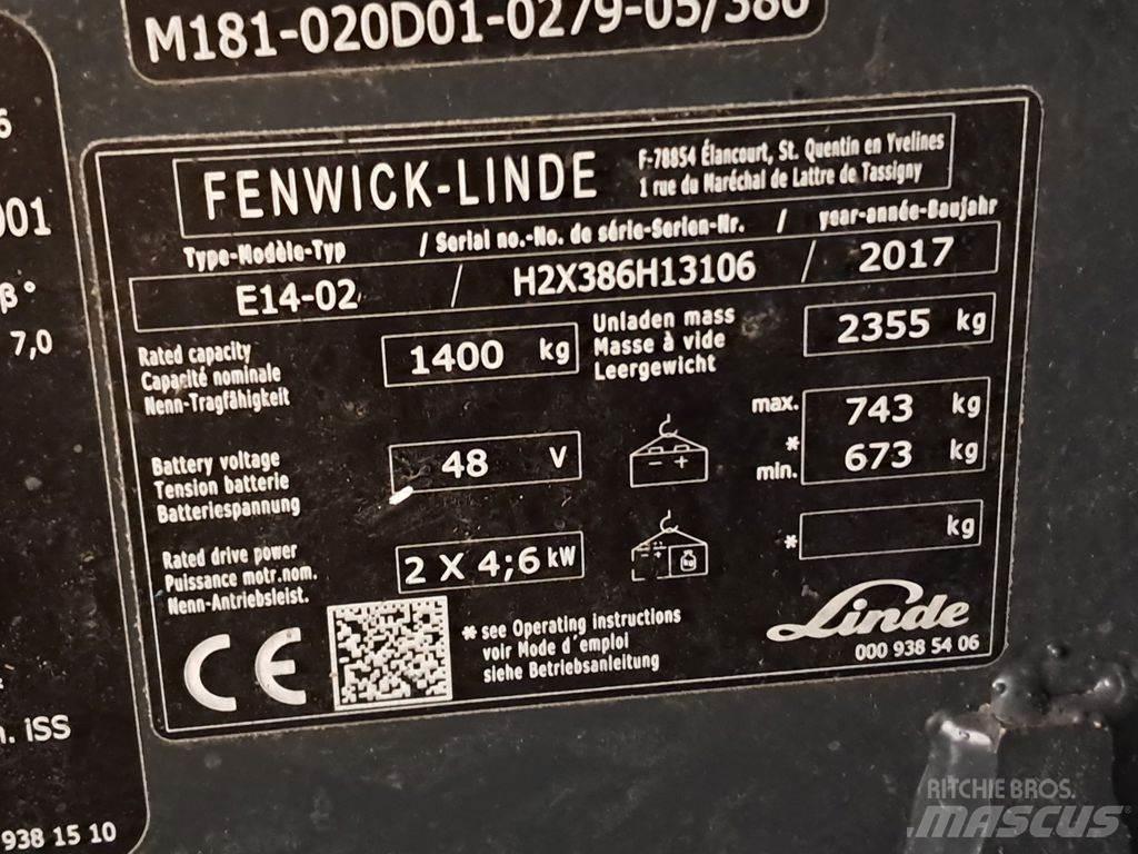 Linde E14-02 ion 电动叉车