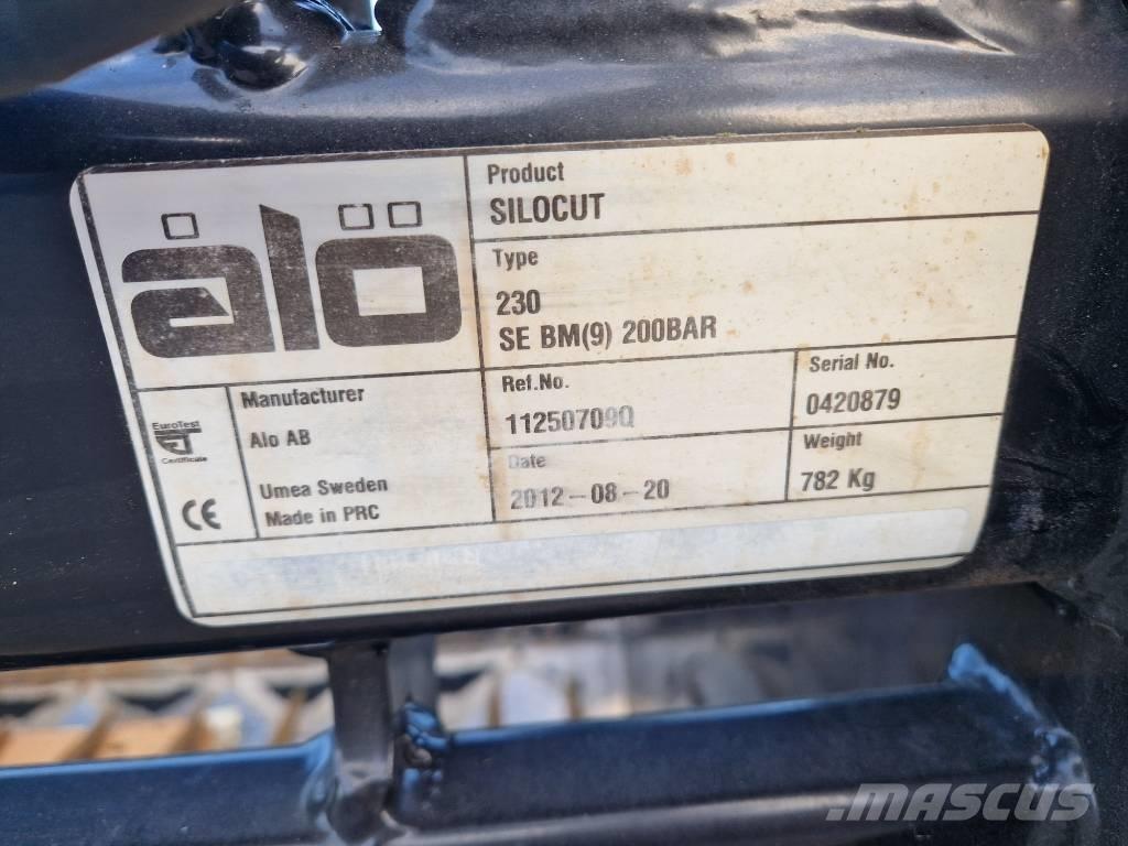 Ålö Silocut 230 . S-BM 前装载配件