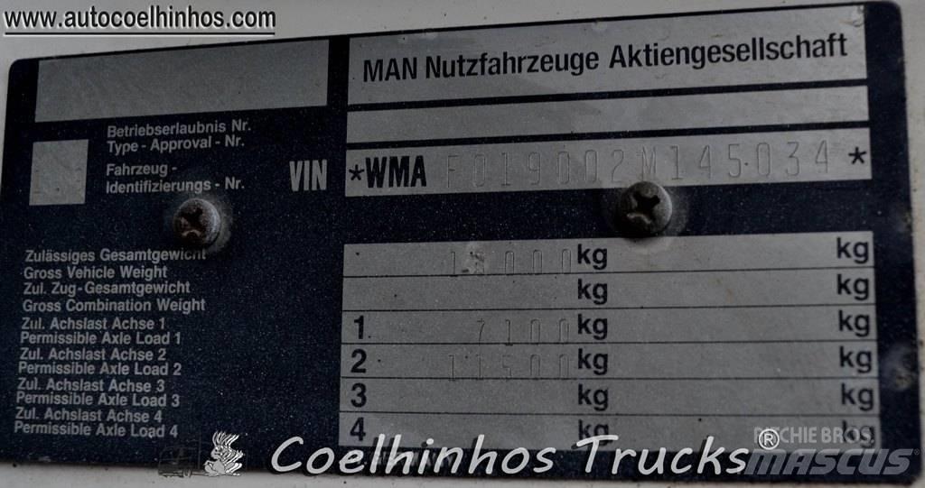 MAN 19.322 平板栏板货车