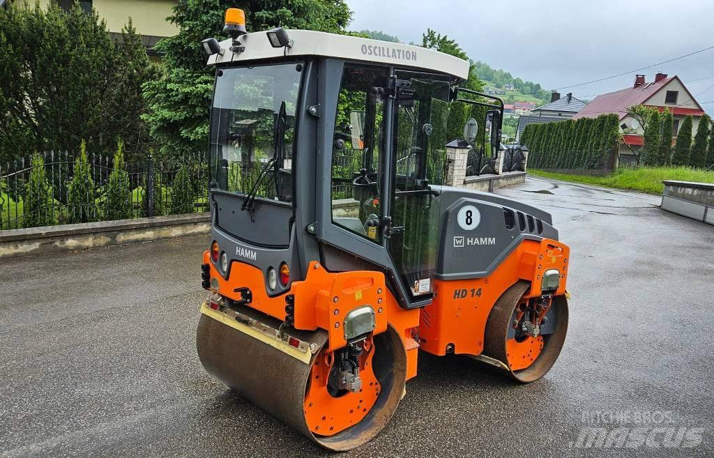 Hamm hd 14 vo 双轮压路机