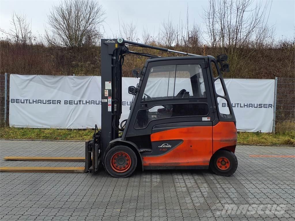 Linde E50HL 电动叉车