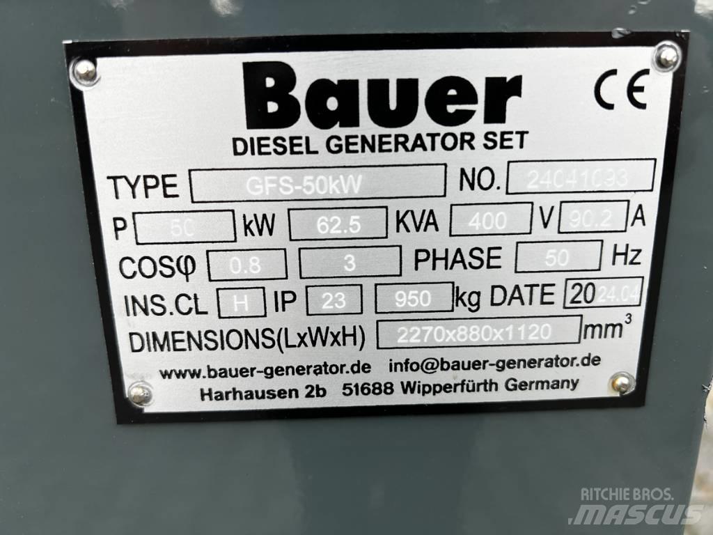 Bauer 69 KVA 柴油发电机
