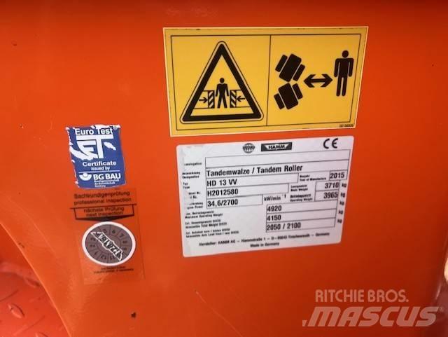 Hamm HD 13 VV, Vält 双轮压路机