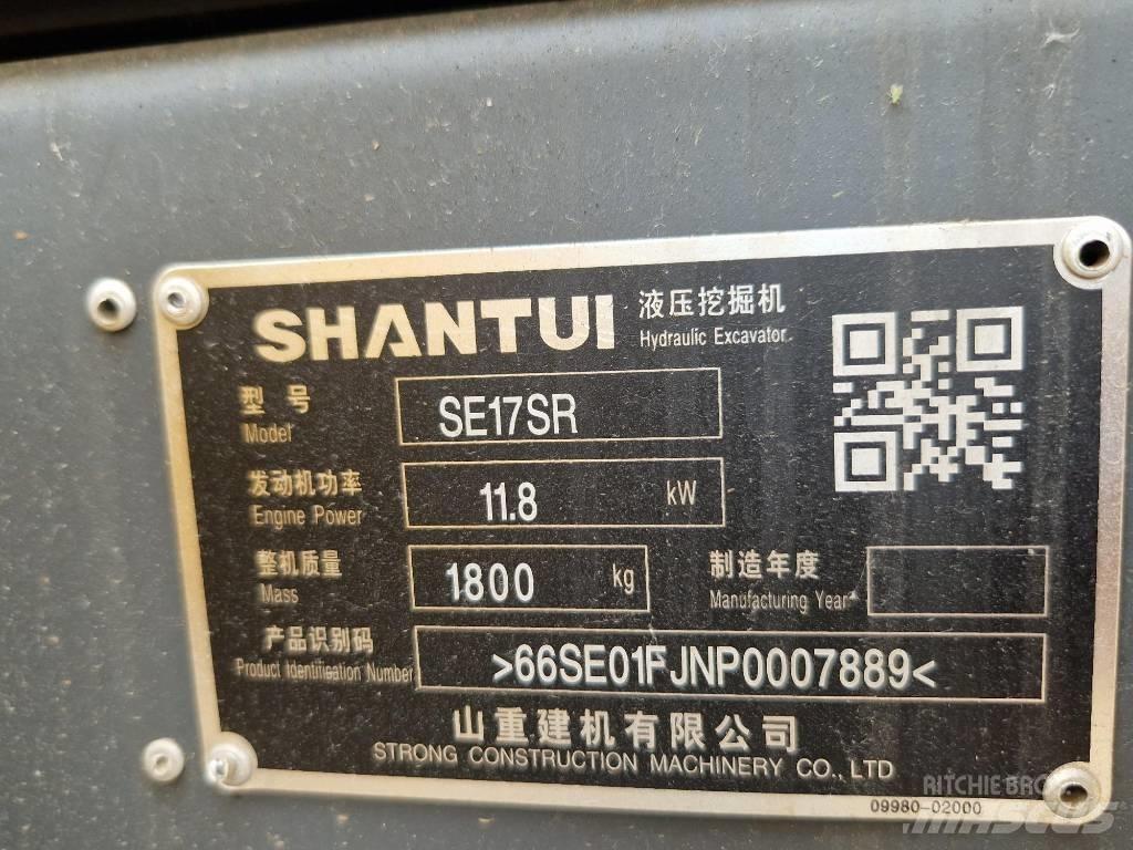Shantui SE17SR 小型挖掘机