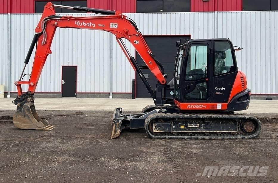 Kubota KX 080-4 中型挖掘机