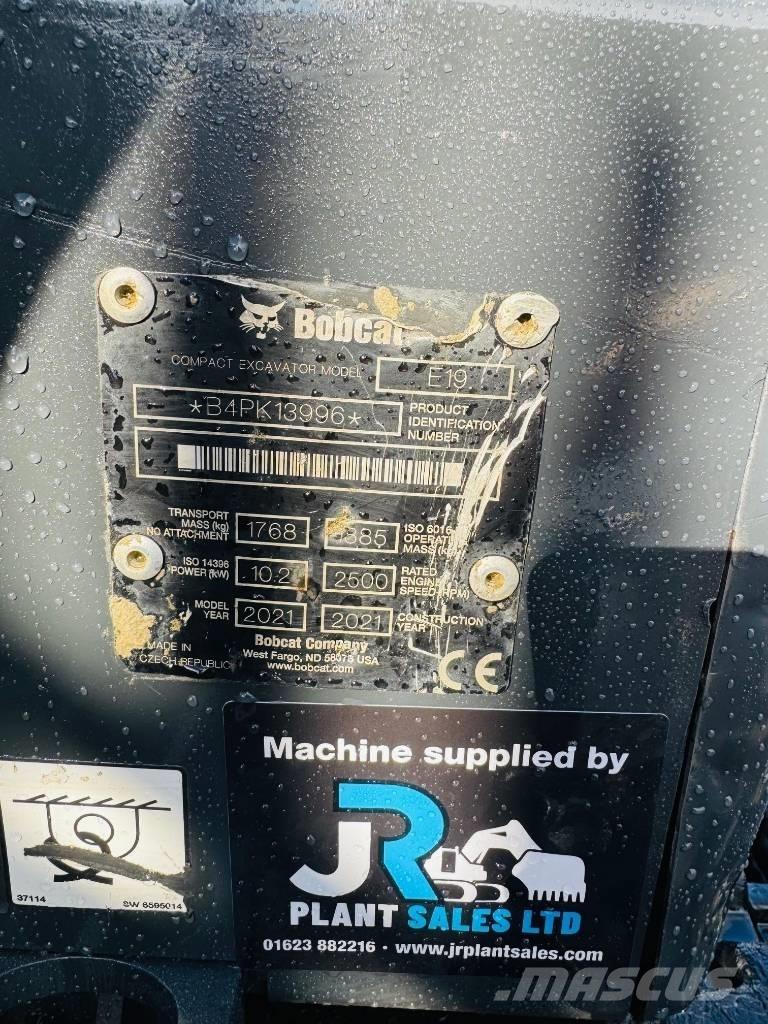 Bobcat E 19 小型挖掘机