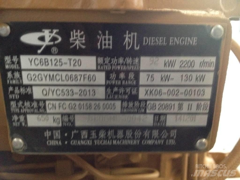 Yuchai YC6B125-T20 发动机