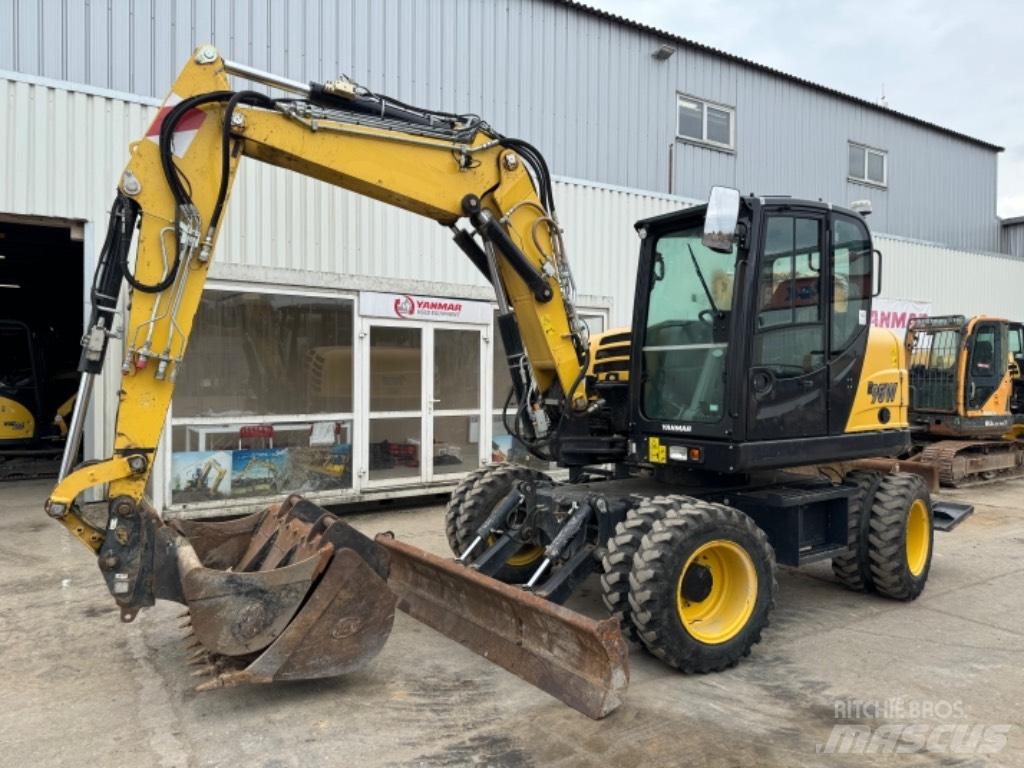Yanmar B95W (40744) 轮式挖掘机