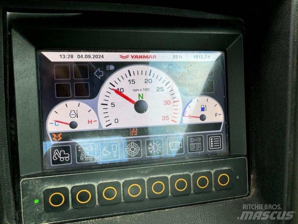 Yanmar B95W (40744) 轮式挖掘机