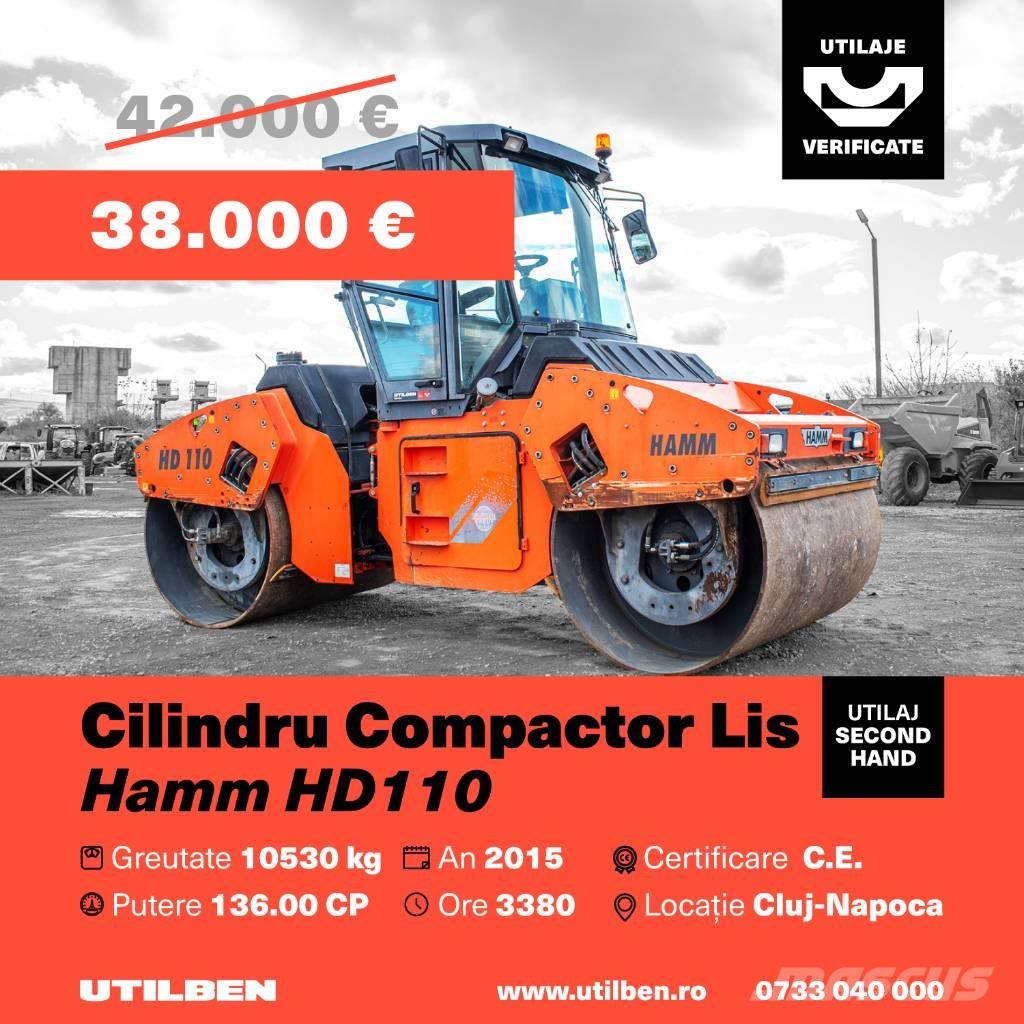 Hamm HD 110 双轮压路机
