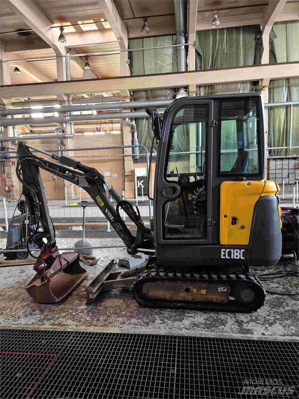 Volvo EC18C 小型挖掘机