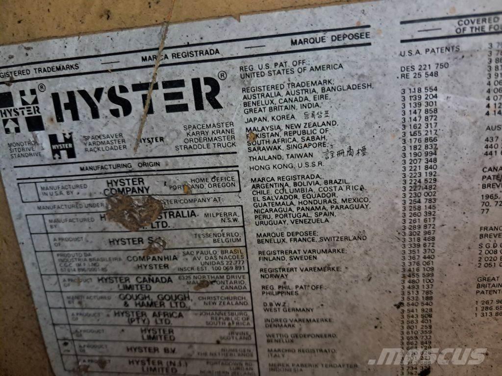Hyster H2.50J 柴油叉车