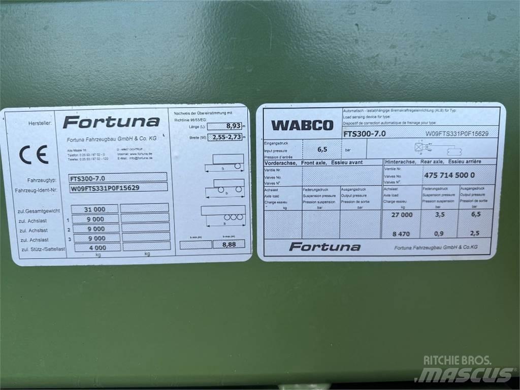 Fortuna FTS 300 高栏拖车
