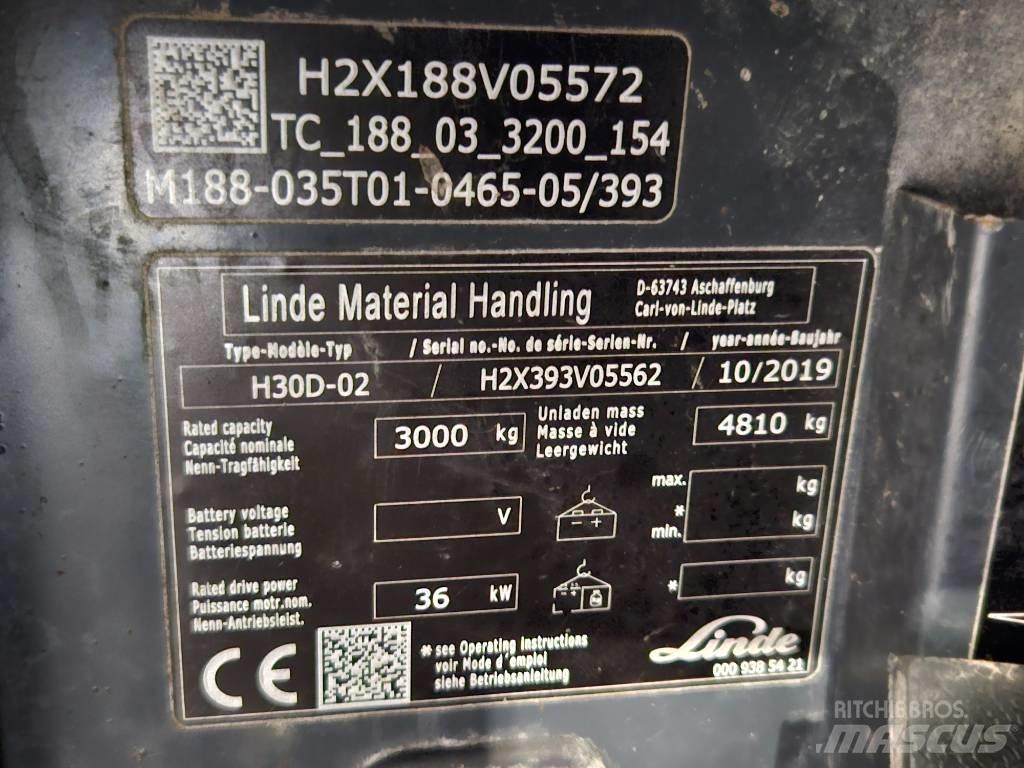 Linde H30D 柴油叉车