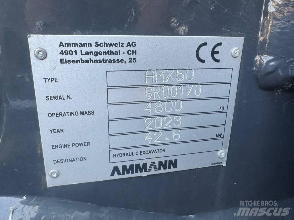 Ammann AMX 50 小型挖掘机