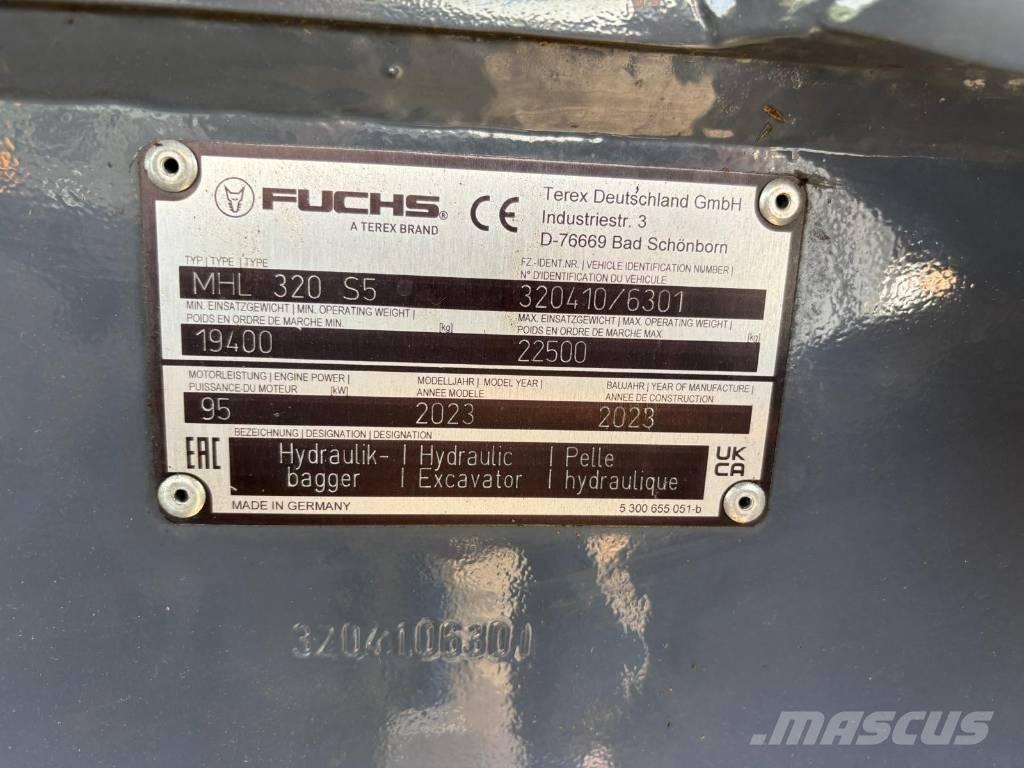 Fuchs MHL320MOD+ 工业挖掘机