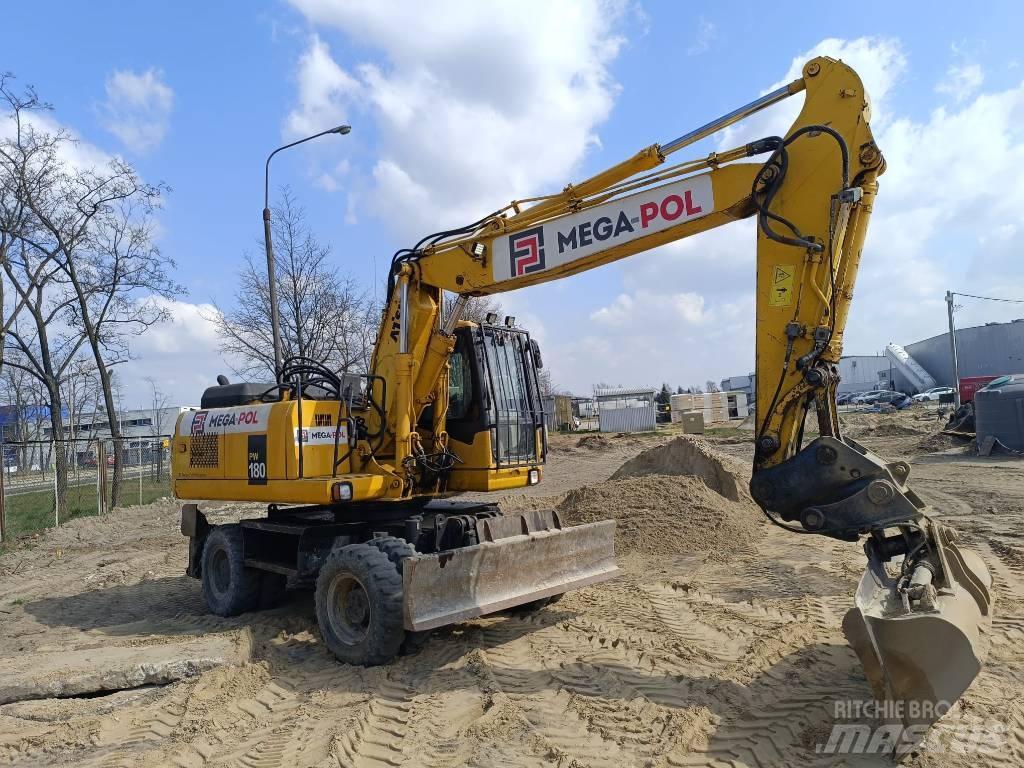 Komatsu PW180-7E0 轮式挖掘机