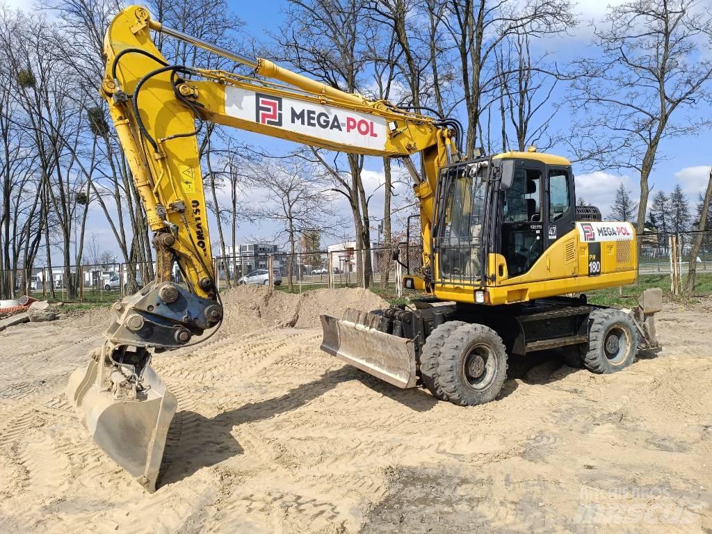 Komatsu PW180-7E0 轮式挖掘机