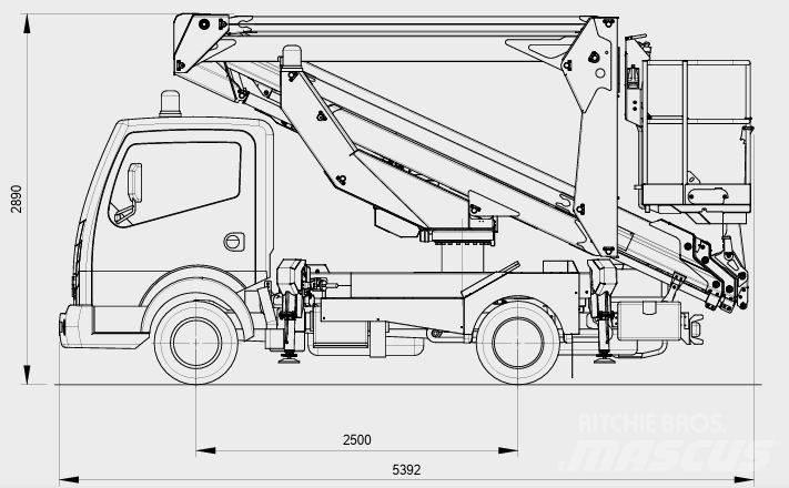 Palfinger P 240 AXE 车载式高空作业车