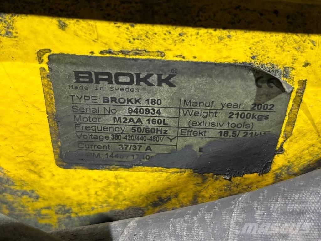Brokk 180 组装挖掘机