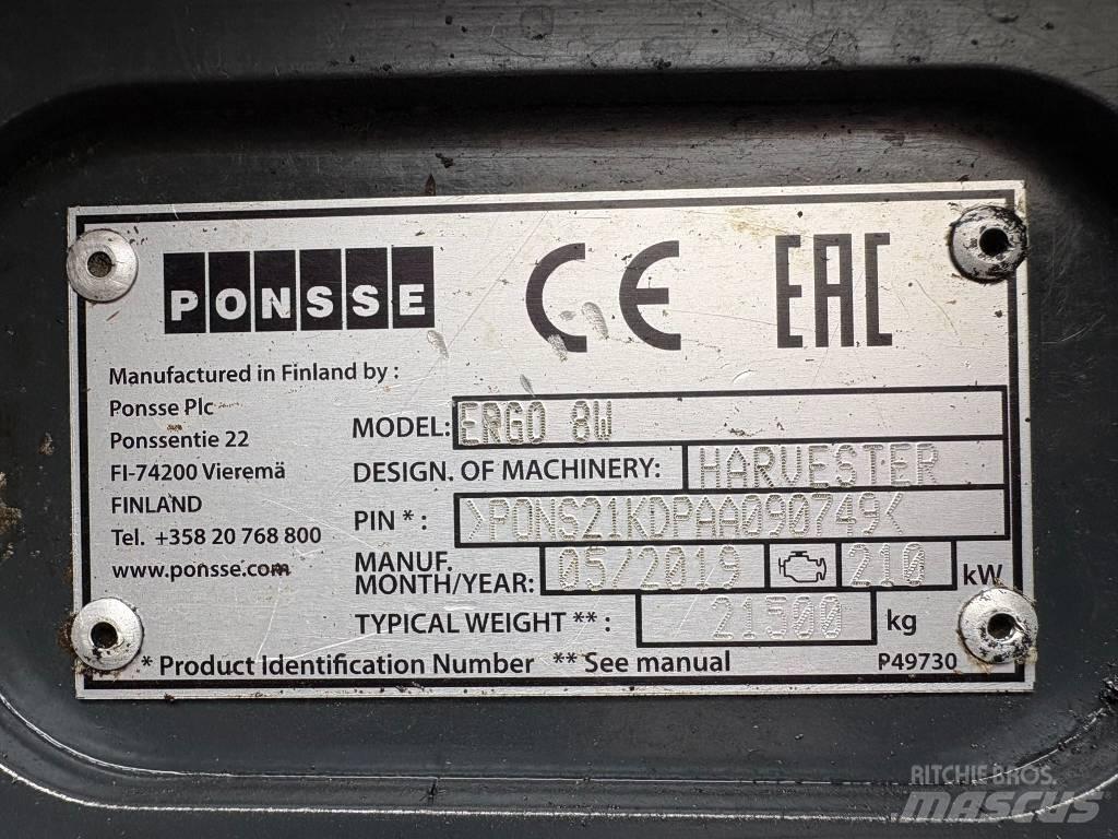 Ponsse Ergo 8W 收割机
