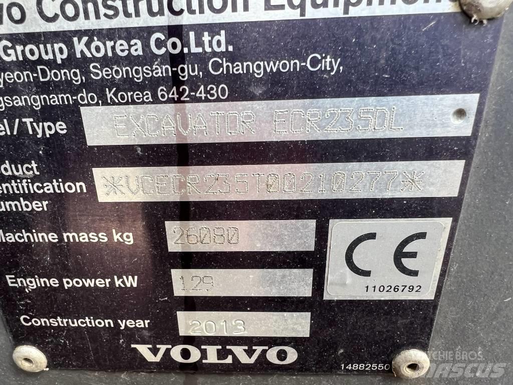 Volvo ECR235DL 履带挖掘机