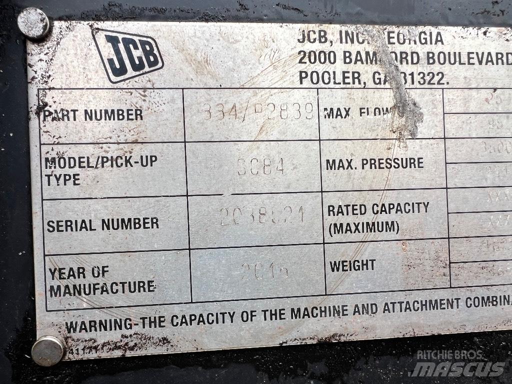 JCB 3C84 其他组件