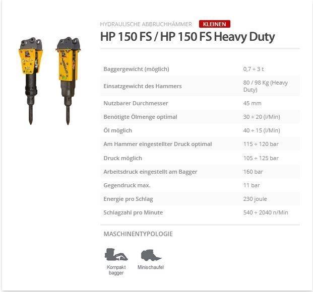Indeco HP 150 FS 破碎锤