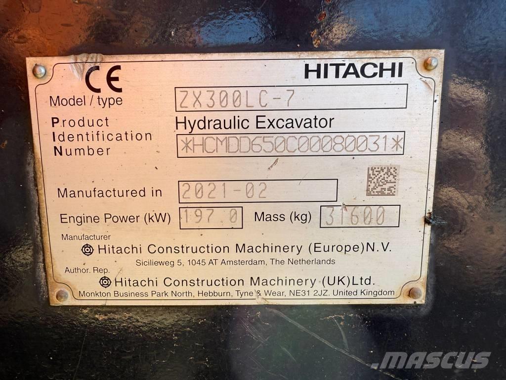 Hitachi ZX 300 LC-7 履带挖掘机