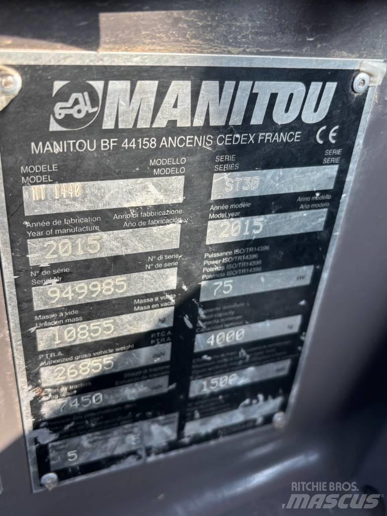 Manitou MT 1440 伸缩臂叉装车|叉装车