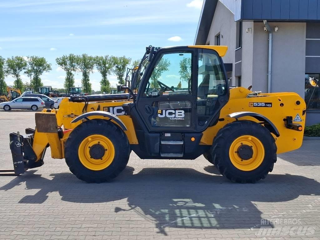 JCB 535-125 Hiviz 伸缩臂叉装车|叉装车