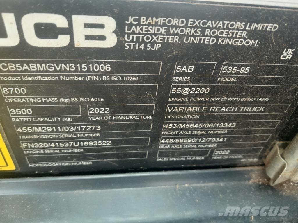 JCB 535-95 伸缩臂叉装车|叉装车