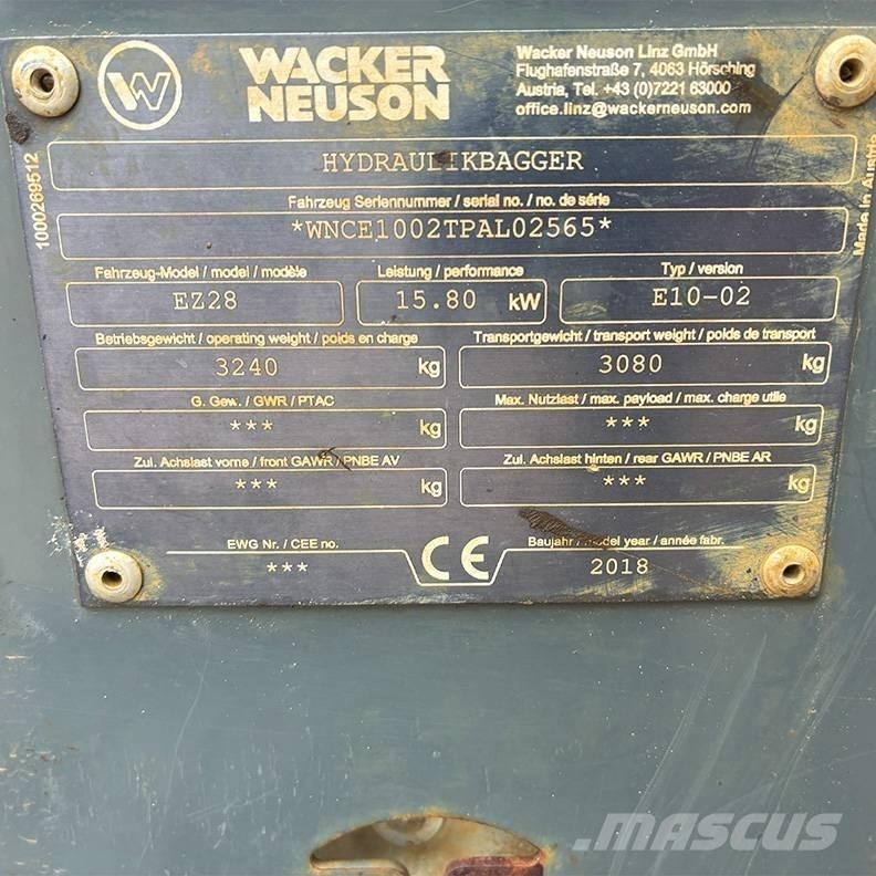 Wacker Neuson EZ 28 小型挖掘机
