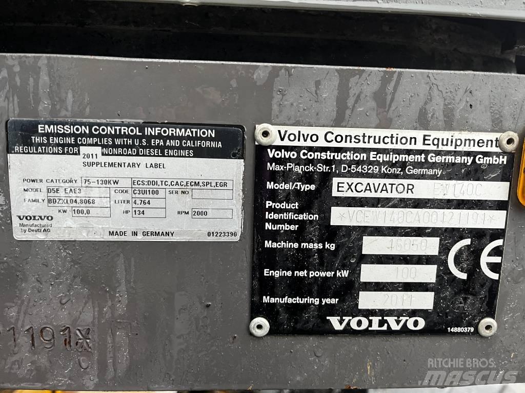 Volvo EW 140 C 轮式挖掘机