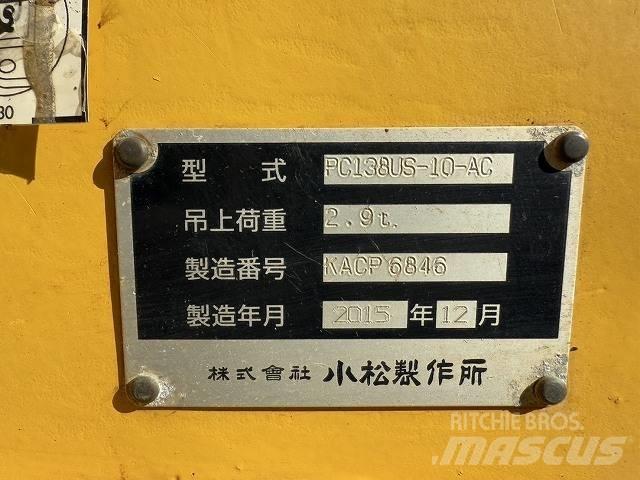 Komatsu PC 138 US-10 履带挖掘机