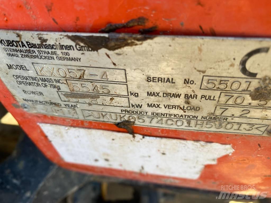 Kubota KX 057-4 小型挖掘机