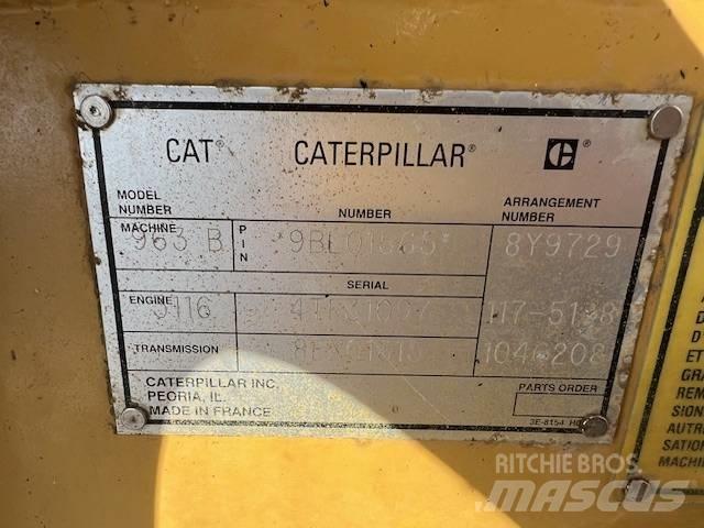 CAT 963 B 履带式装载机