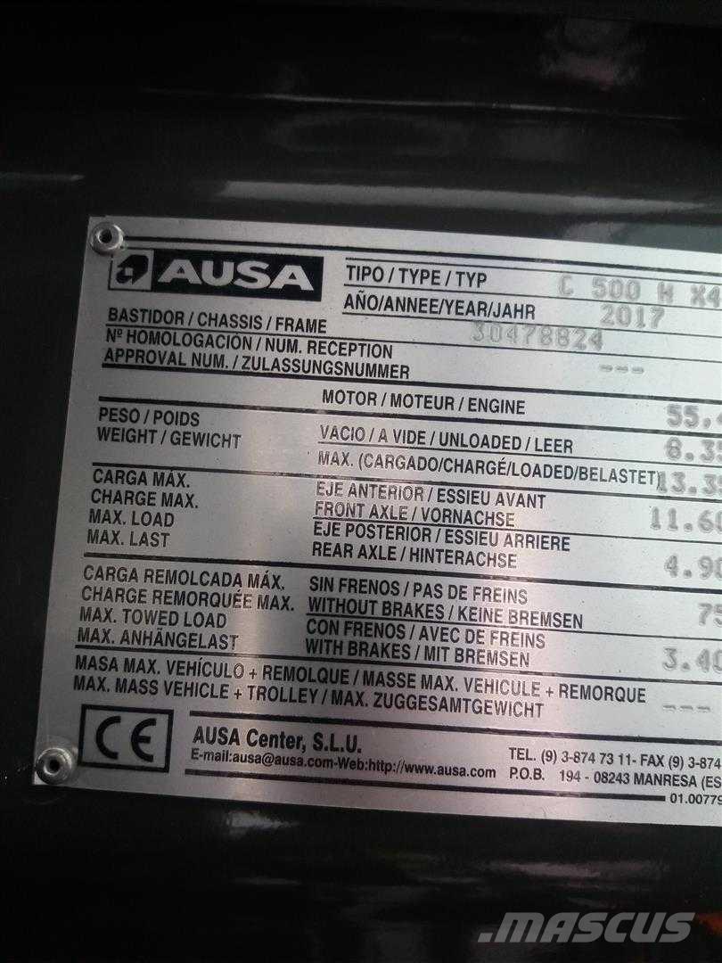 Ausa C500 HX4 越野叉车|叉装车