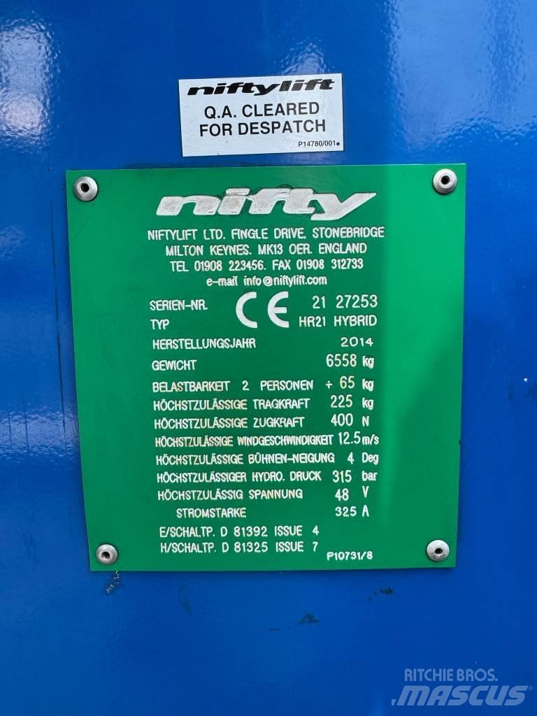 Niftylift HR 21 D E 曲臂高空工作平台