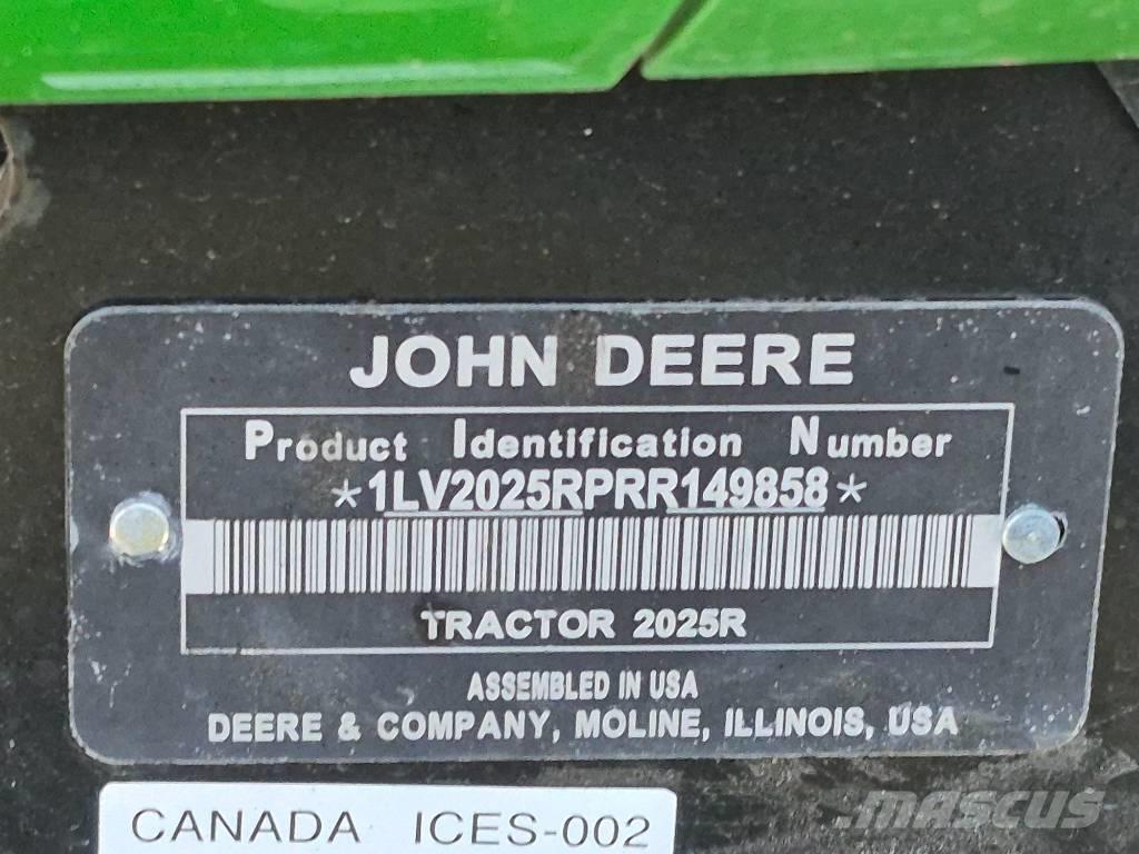 John Deere 2025 R 拖拉机/农用车