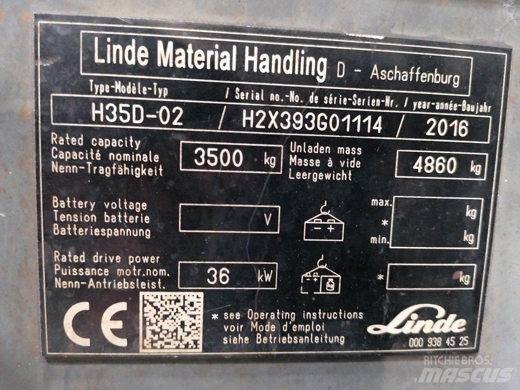 Linde H35D-02 柴油叉车