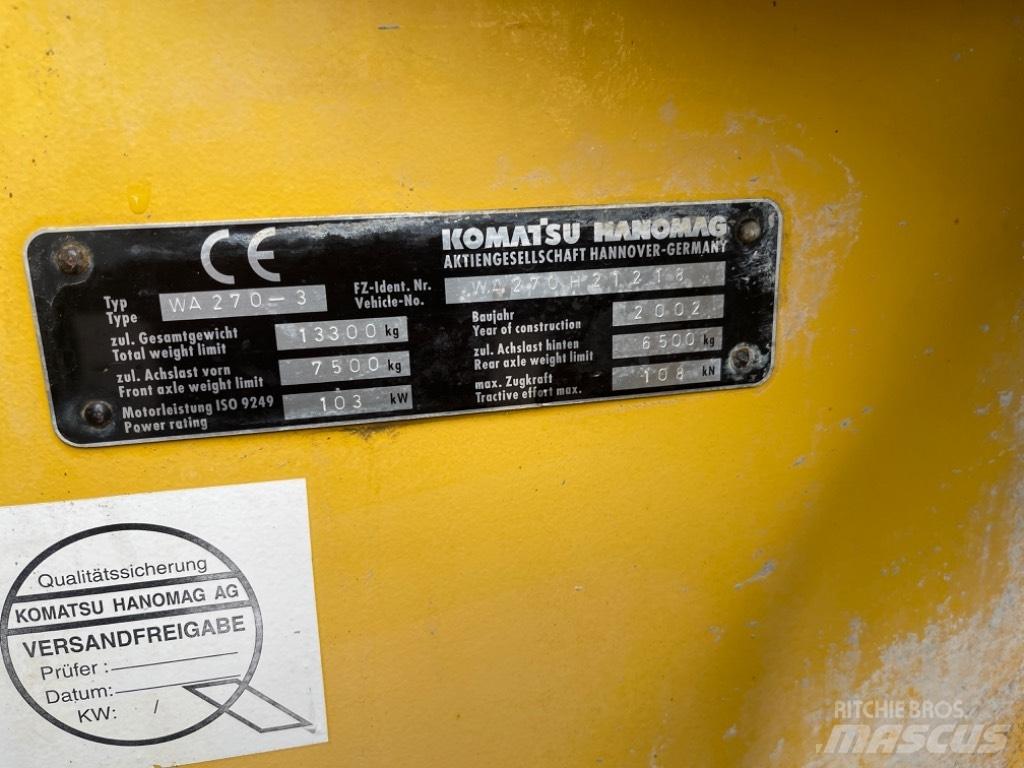 Komatsu WA 270-3 轮式装载机