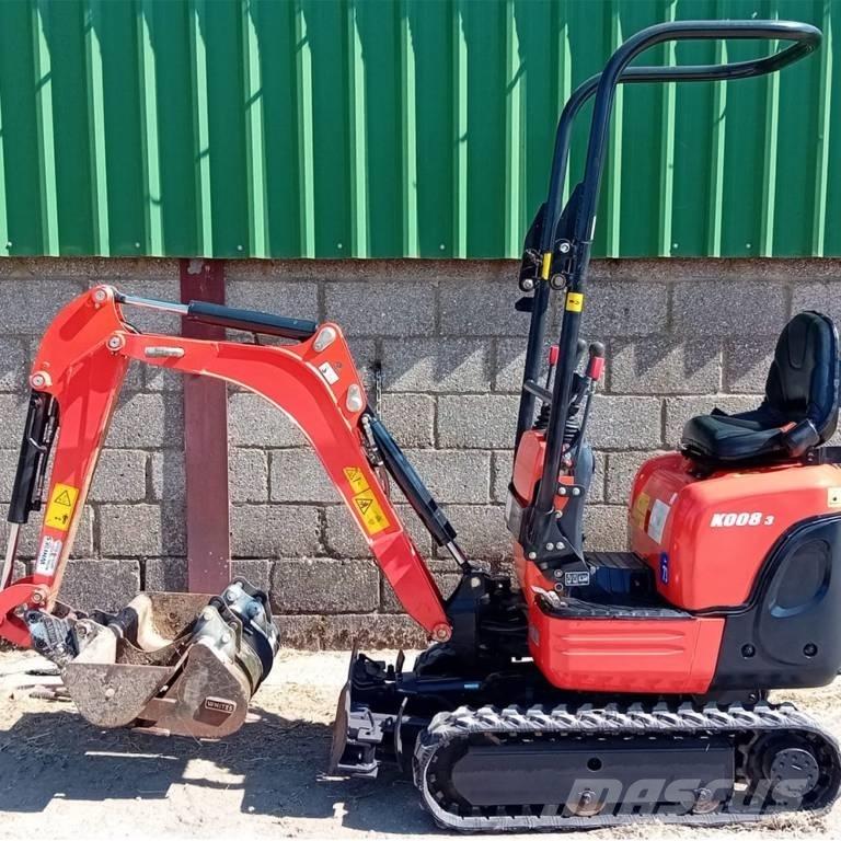 Kubota K 008-3 小型挖掘机