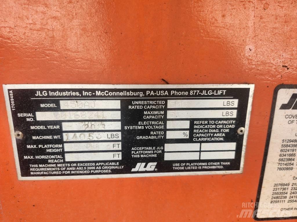 JLG 450 AJ 曲臂高空工作平台