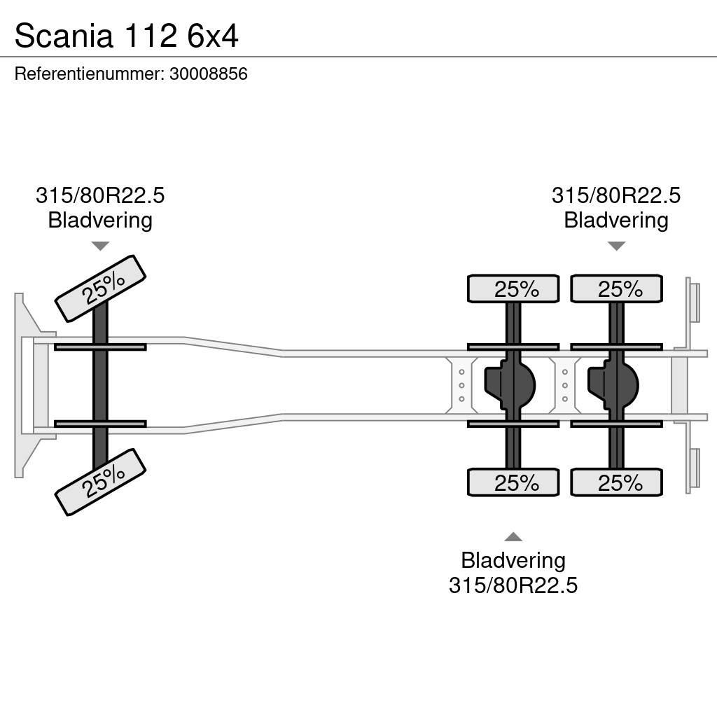 Scania 112 6x4 平板车