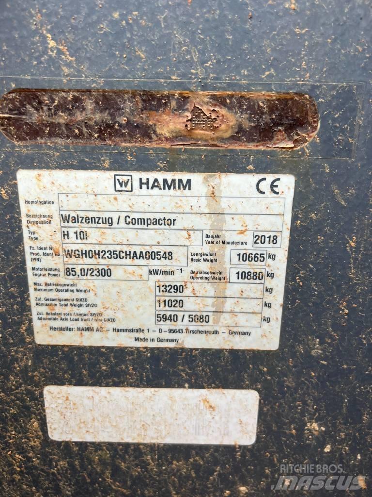 Hamm H10i 土壤压实机