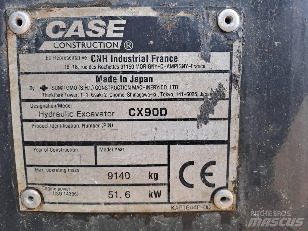 CASE CX 90 D 中型挖掘机