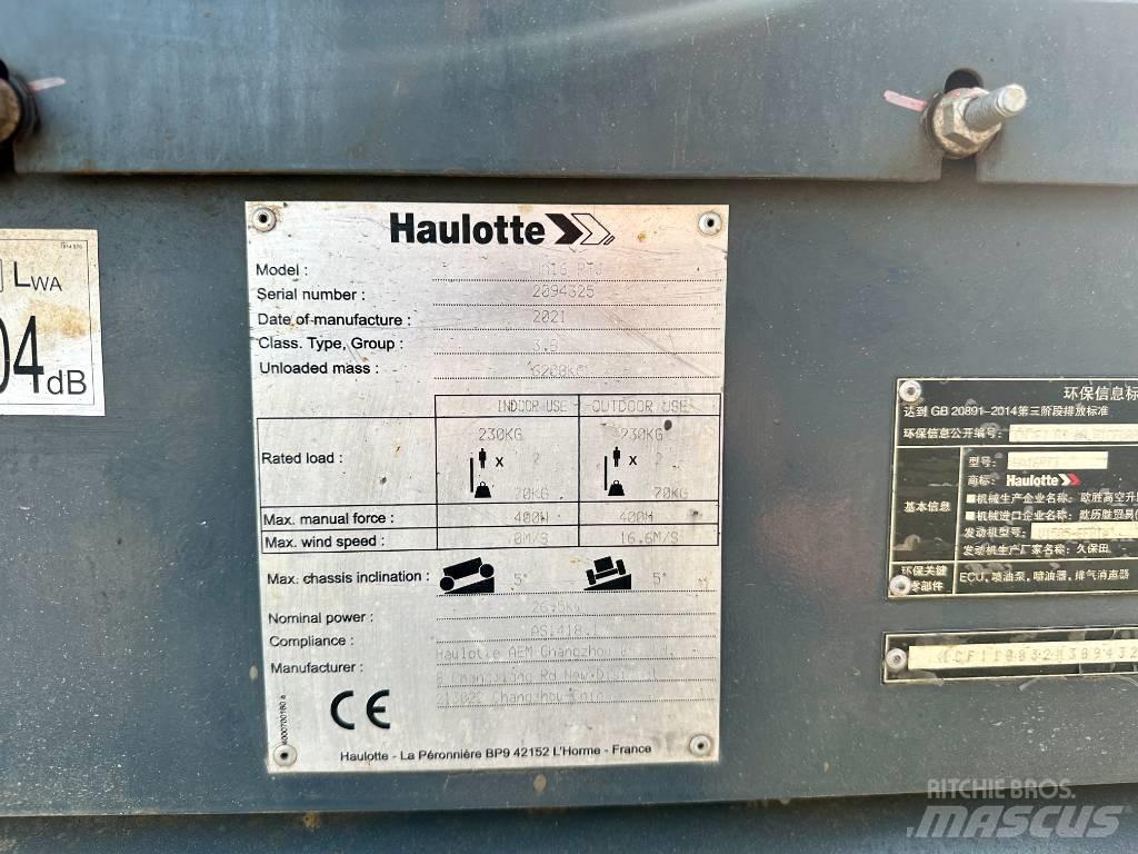 Haulotte HA16RTJ 曲臂高空工作平台