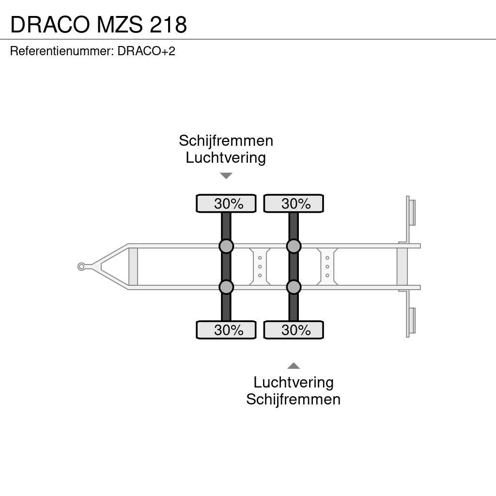 Draco MZS 218 厢式拖车