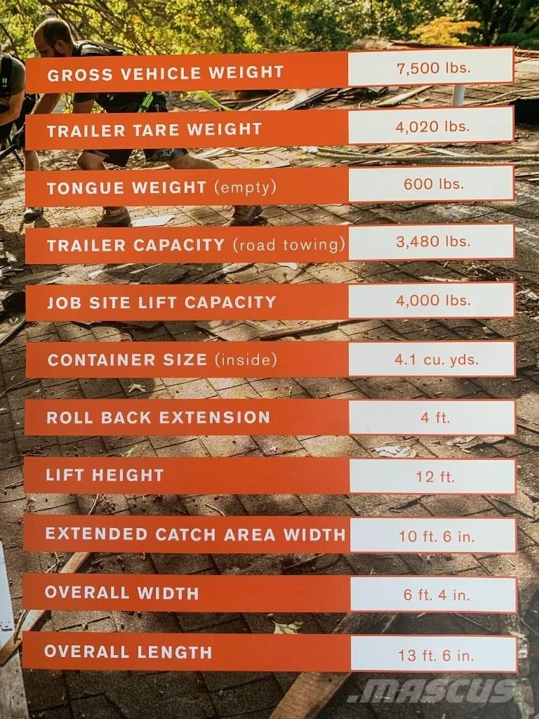  Equipter RB4000 自卸拖车